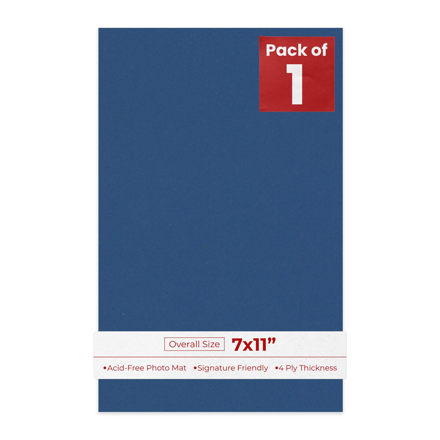 Bottle Blue 7x11 Uncut Mat Board - Blank Sheets, No Opening, Color ...