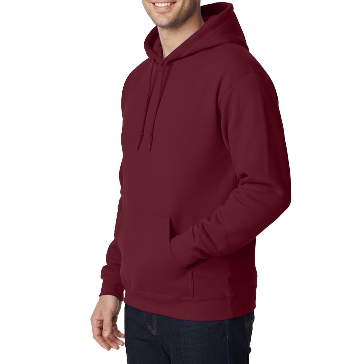 Gildan Unisex Fleece Hooded Sweatshirt 18500, Pullover Hoodie for Arts & Craft