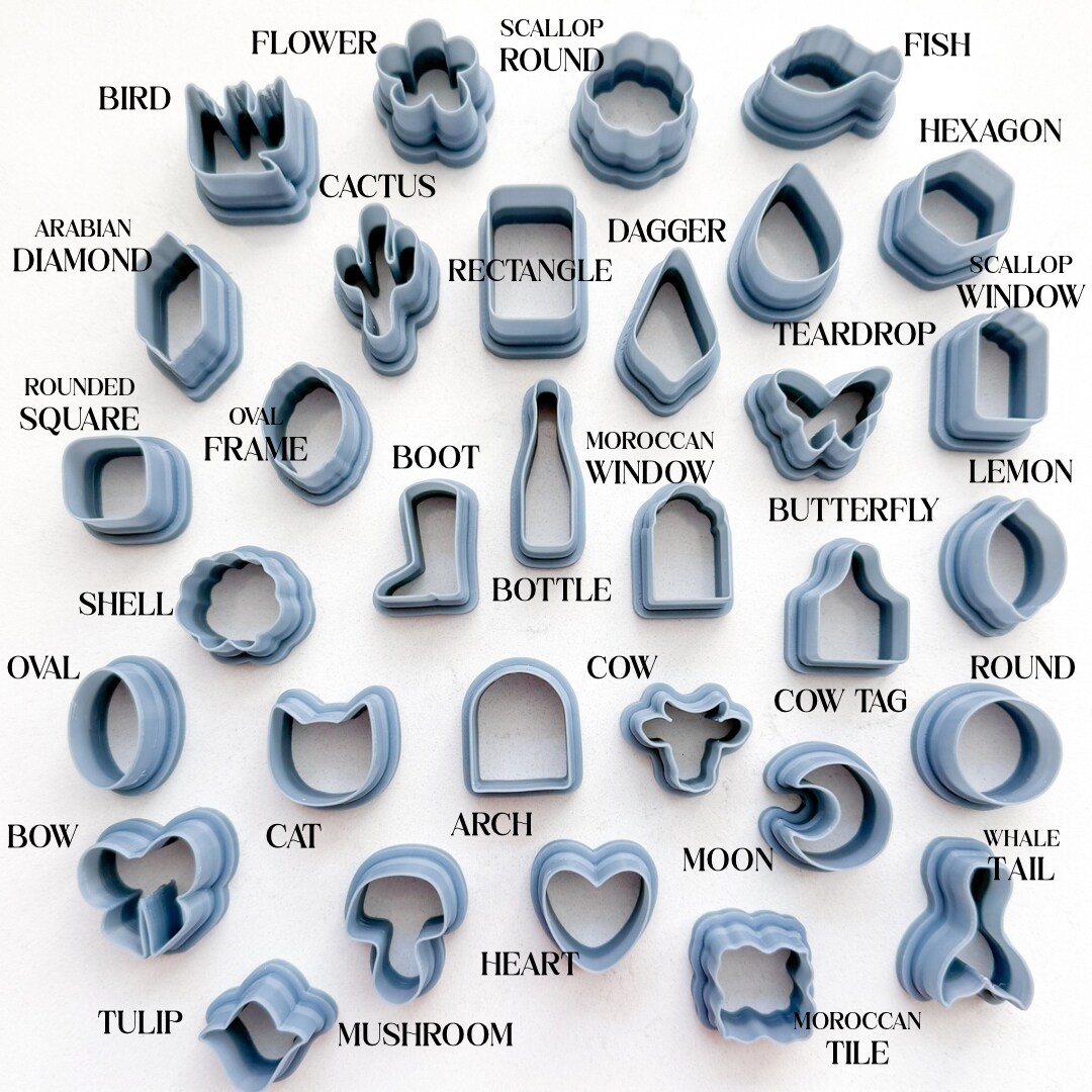 THE CHARM BAR | CLAY CUTTERS | NECKLACE BRACELET CHARM POLYMER CLAY CUTTERS
