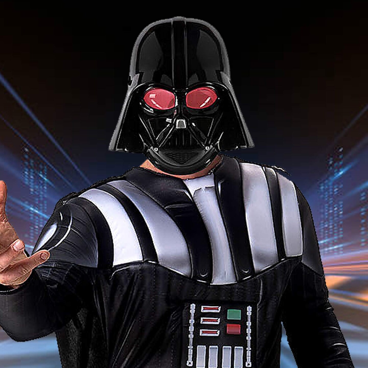 Darth Vader Adults Qualux Costume Star Wars One Size Villain Outfit