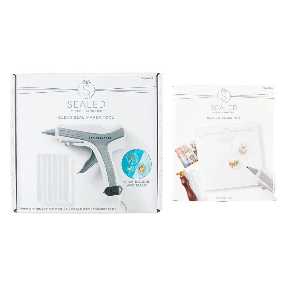 Clear Seal Maker Tool & Glass Mat Bundle from the Clear Seal Maker Tool Collection by Spellbinders