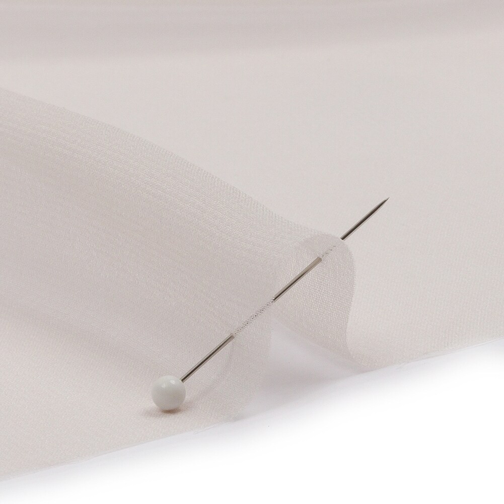 1 Yard Luxury Silk Chiffon Fabric 44" Wide Cradle Pink for Ruffles, Gowns & Draping