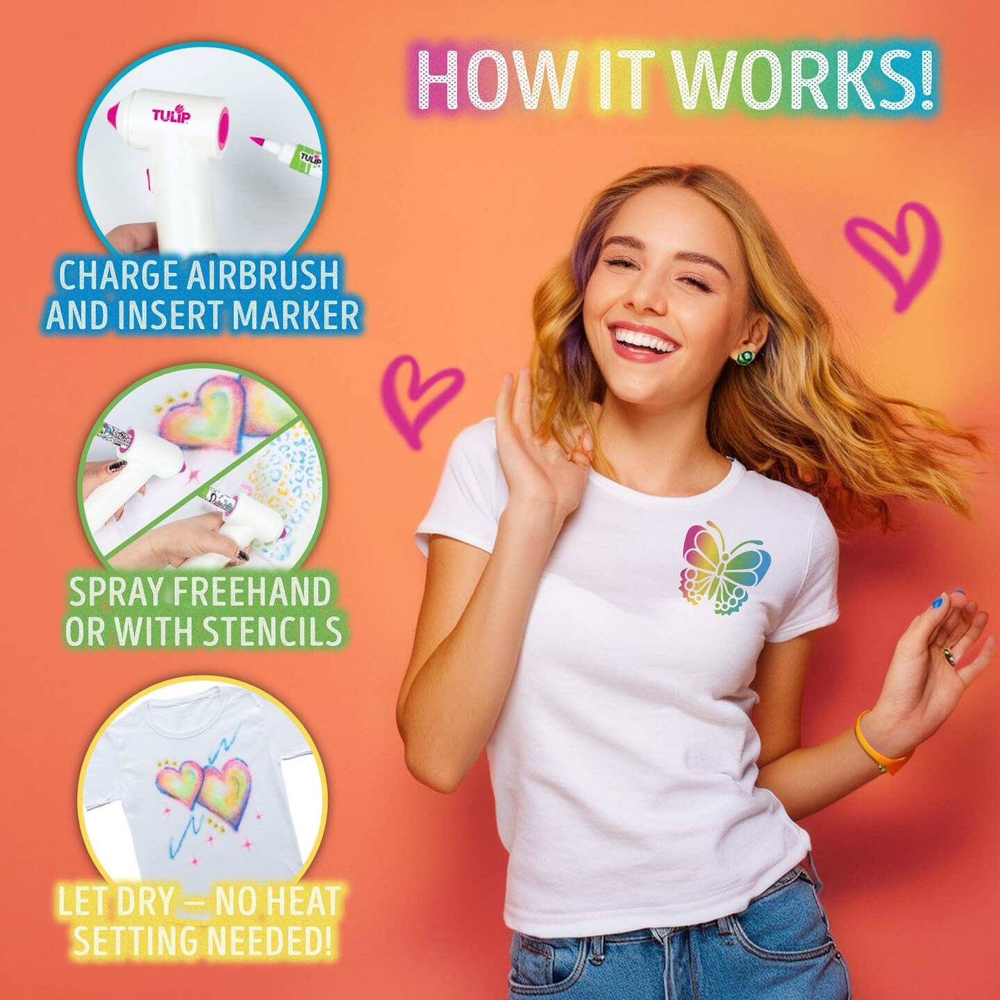 Tulip Airbrush Fabric Marker Kit