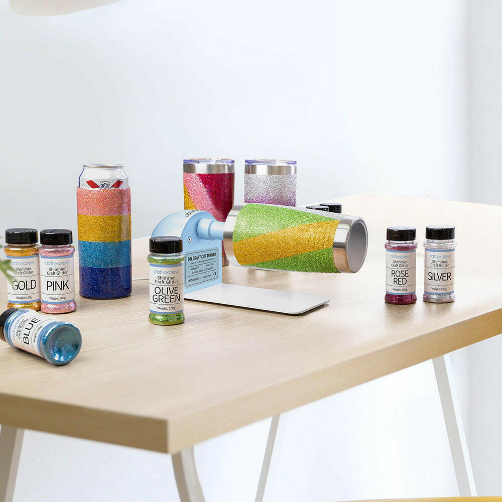 Craft Express DIY Craft Cup Turner &#x2013; Tumbler Spinner for Glitter &#x26; Resin