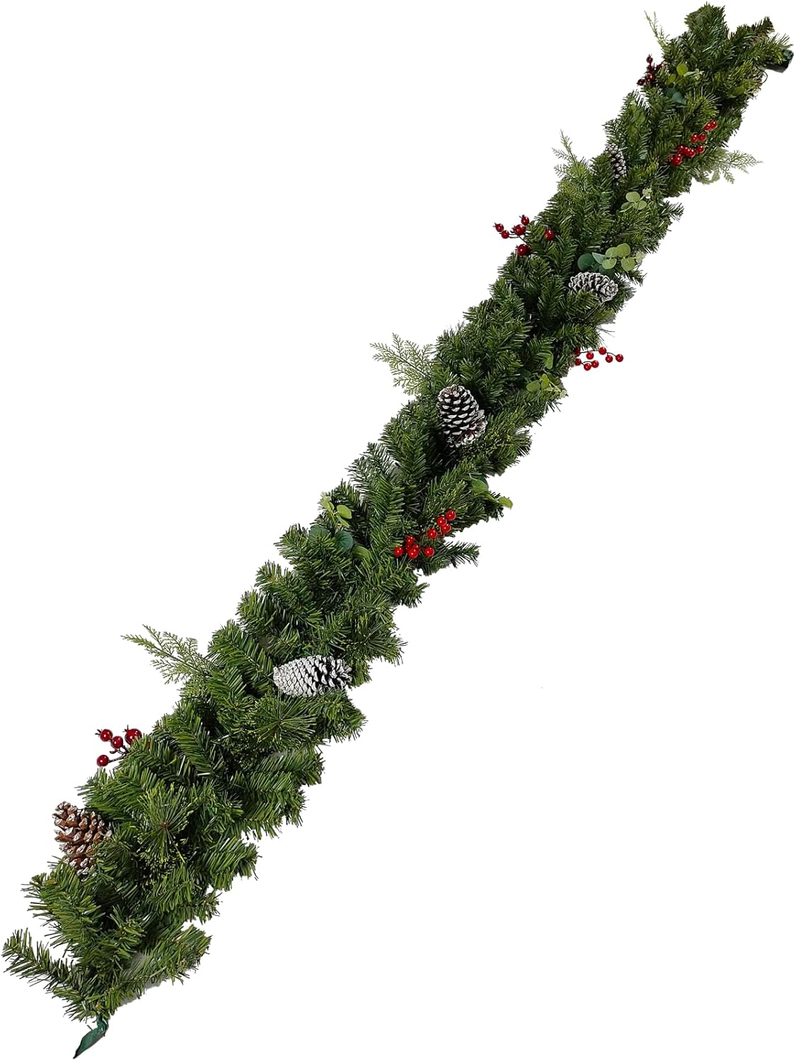 Prelit Christmas Garland 9 ft with Lights (Green)