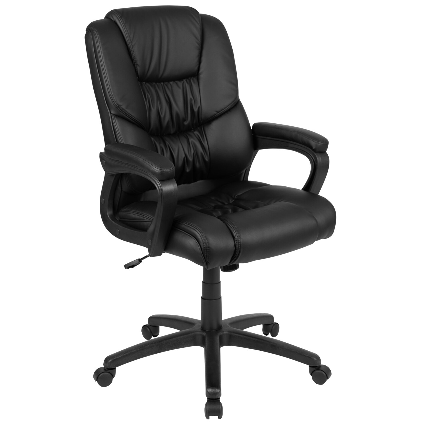 Emma and Oliver Big & Tall 400 lb. Rated LeatherSoft Office Chair - Desk Chair