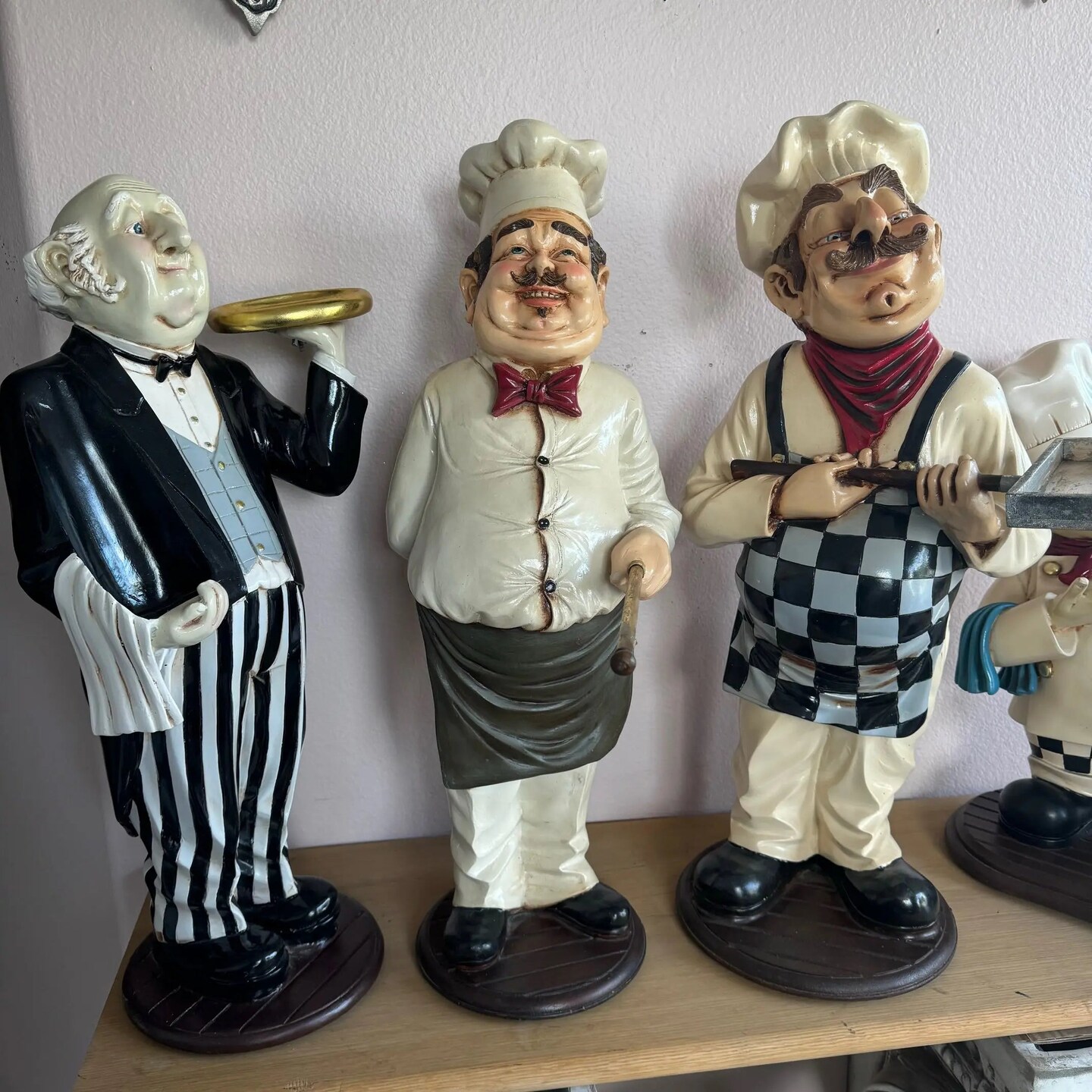 Chef With Menu Small Statue