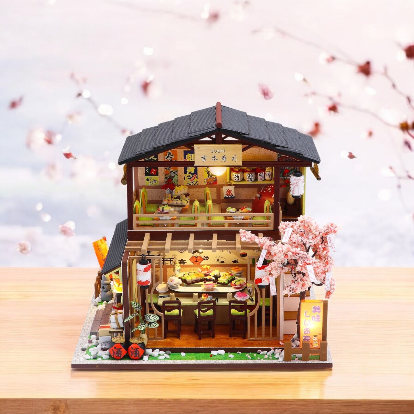 DIY Miniature House Kit - Sushi House