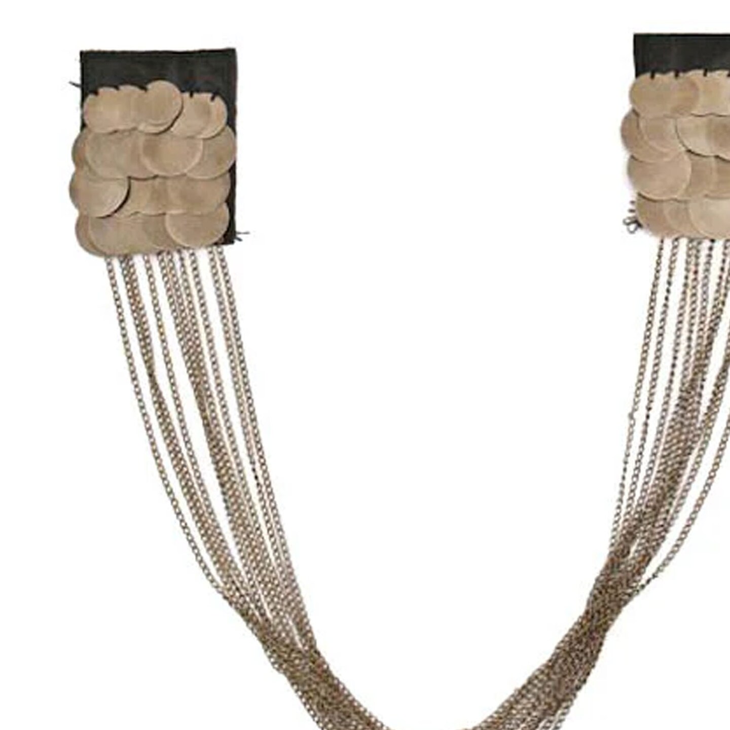 Chain Shoulder Epaulet for Shirts Dresses Military Inspired Fashion