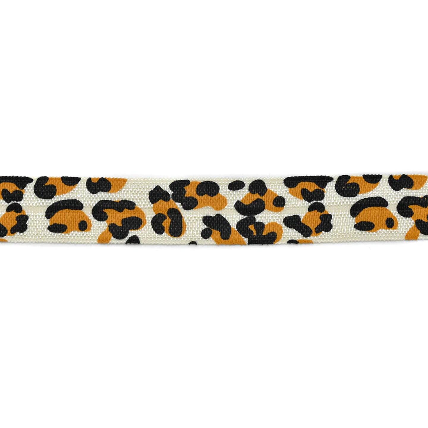 1 Yard Assorted Cheetah Print Fold-Over Elastic 0.63 Inch for DIY Projects Clothing and Accessories