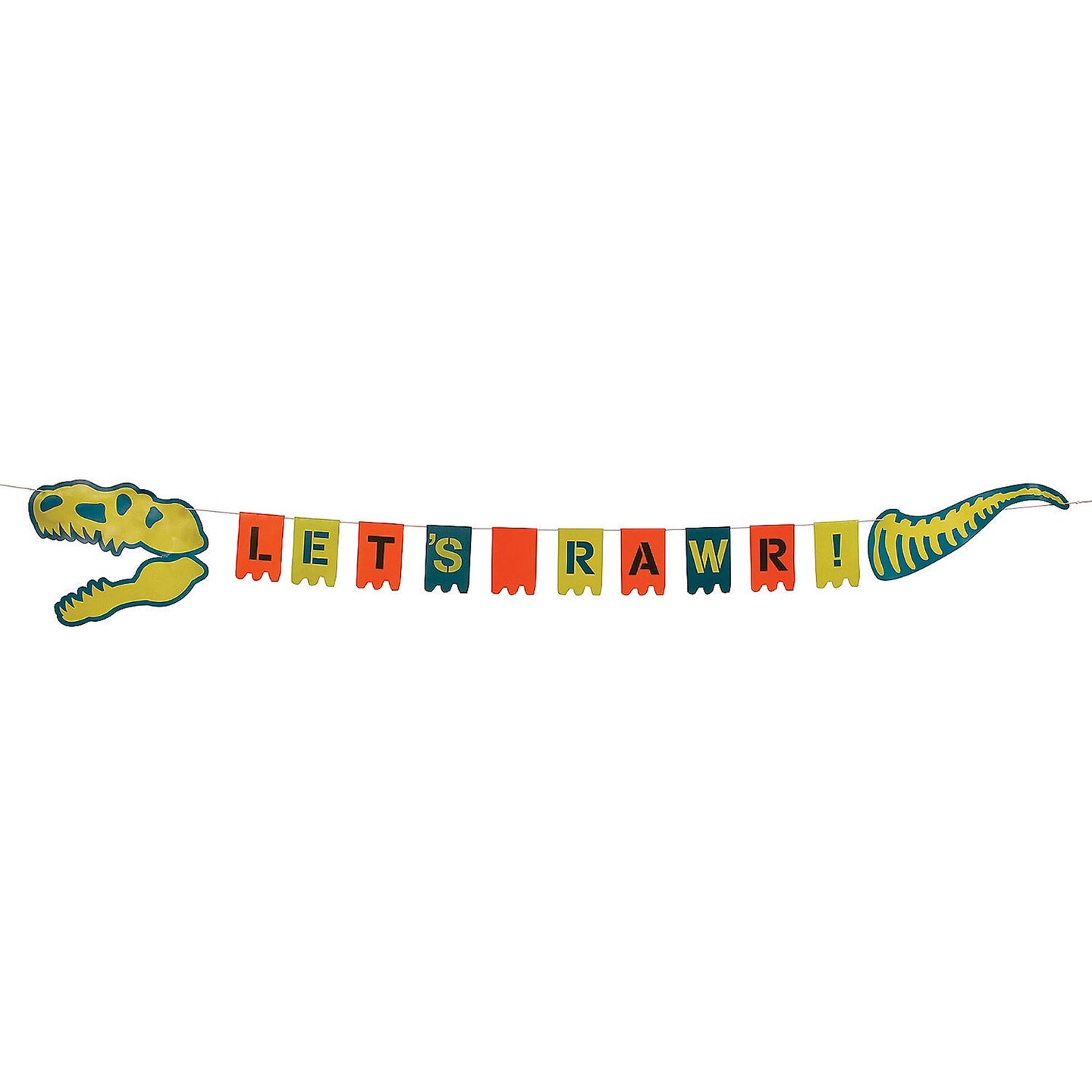 Dino Dig Birthday Garland