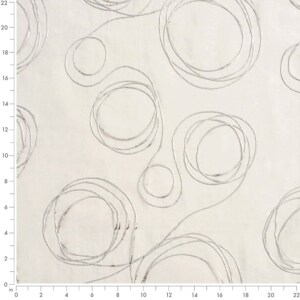 1 yard Platinum 100 Percent Polyester Performance Grade Sheer Fabric for Drapery and Upholstery