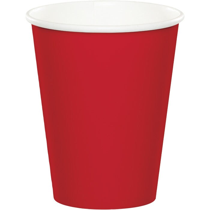 Classic Red Hot/Cold Paper Cups 9 Oz (24/Pkg)