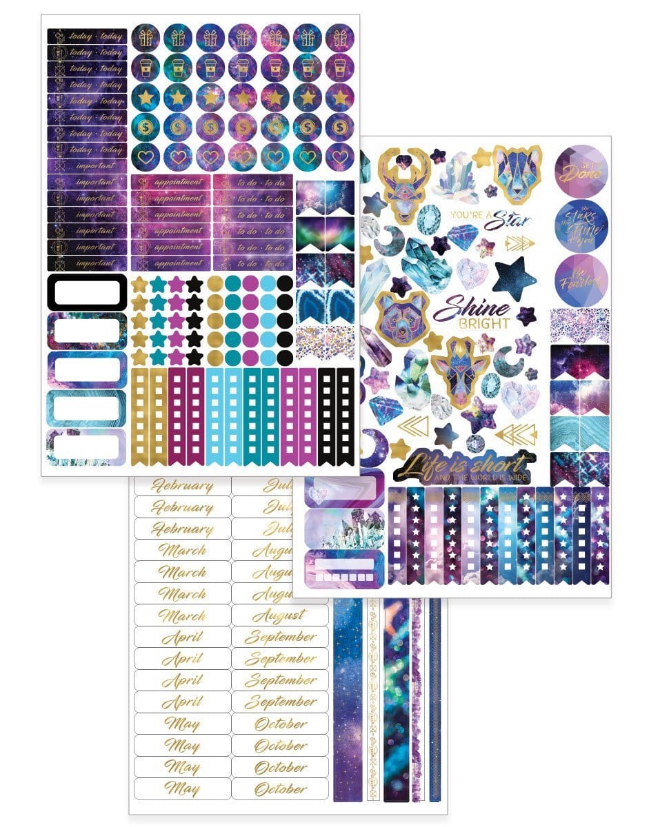 Weekly Planner - 12 Month Undated Stargazer Planner