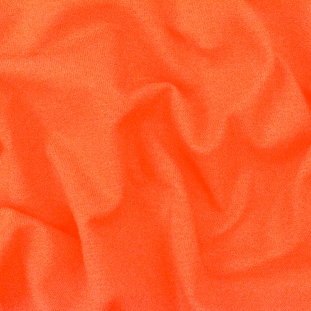 Orange Solid Stretch Cotton Spandex Jersey Knit Fabric By the Yard