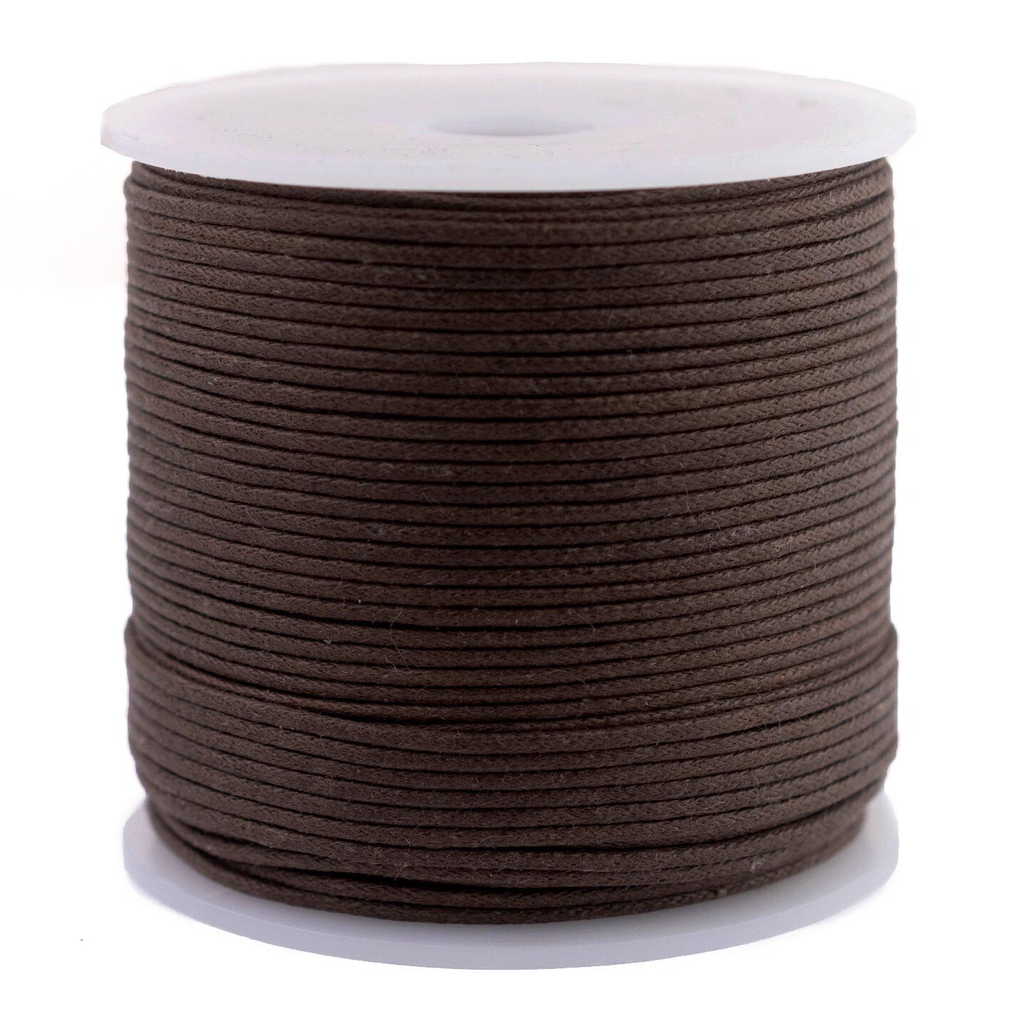 The Bead Chest 1.5mm Coffee Brown Waxed Cotton Cord (300ft)
