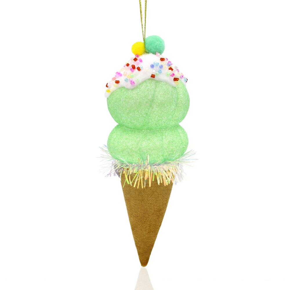 Gloria Duchin Mint Julip Green Ice Cream Cone
