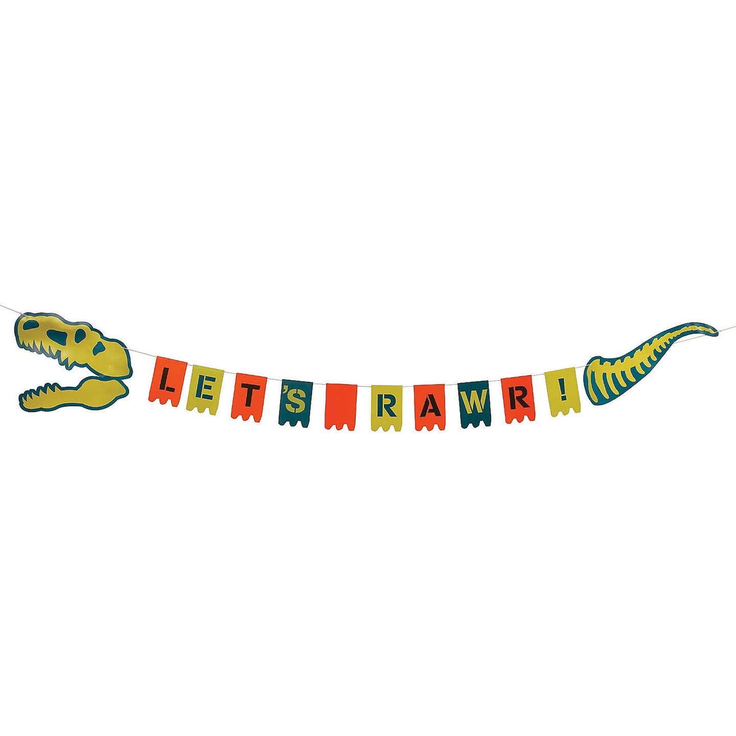 Dino Dig Birthday Garland