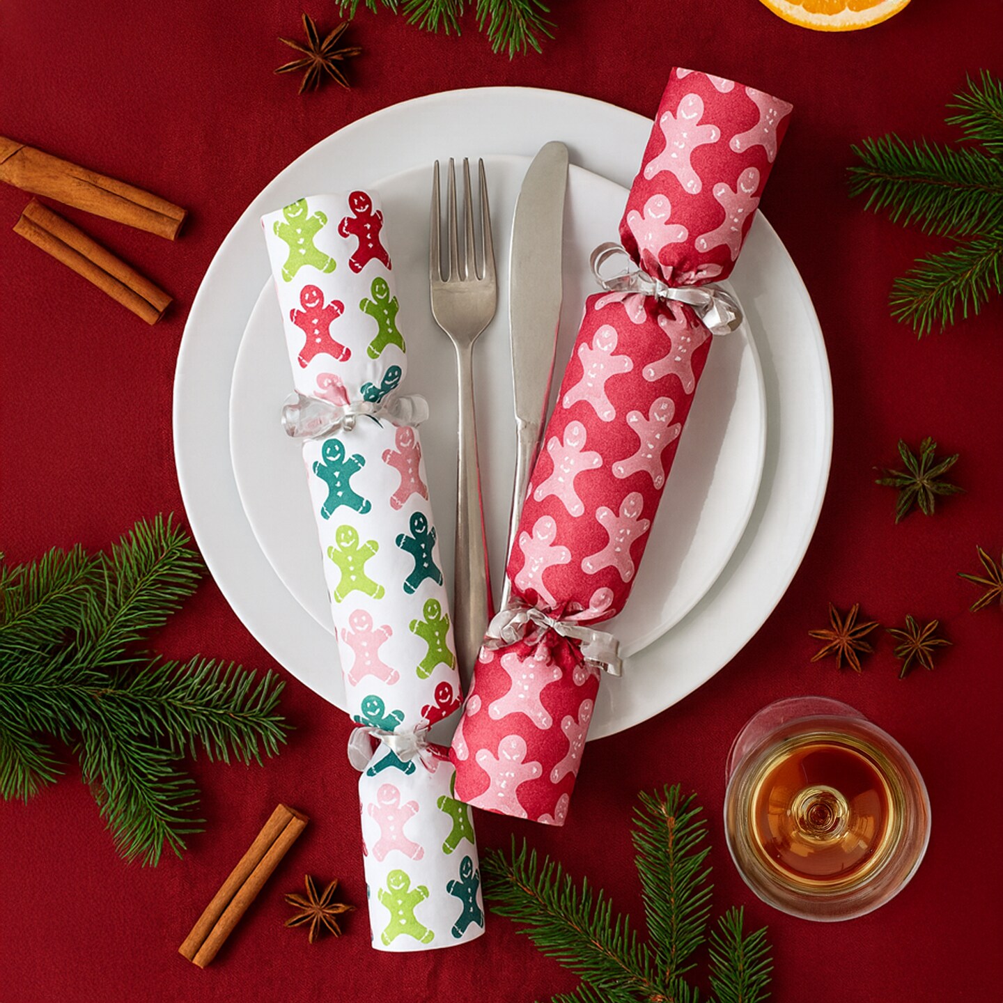 6 Fill Your Own Christmas Crackers | DIY Kit with Snaps, Hats and