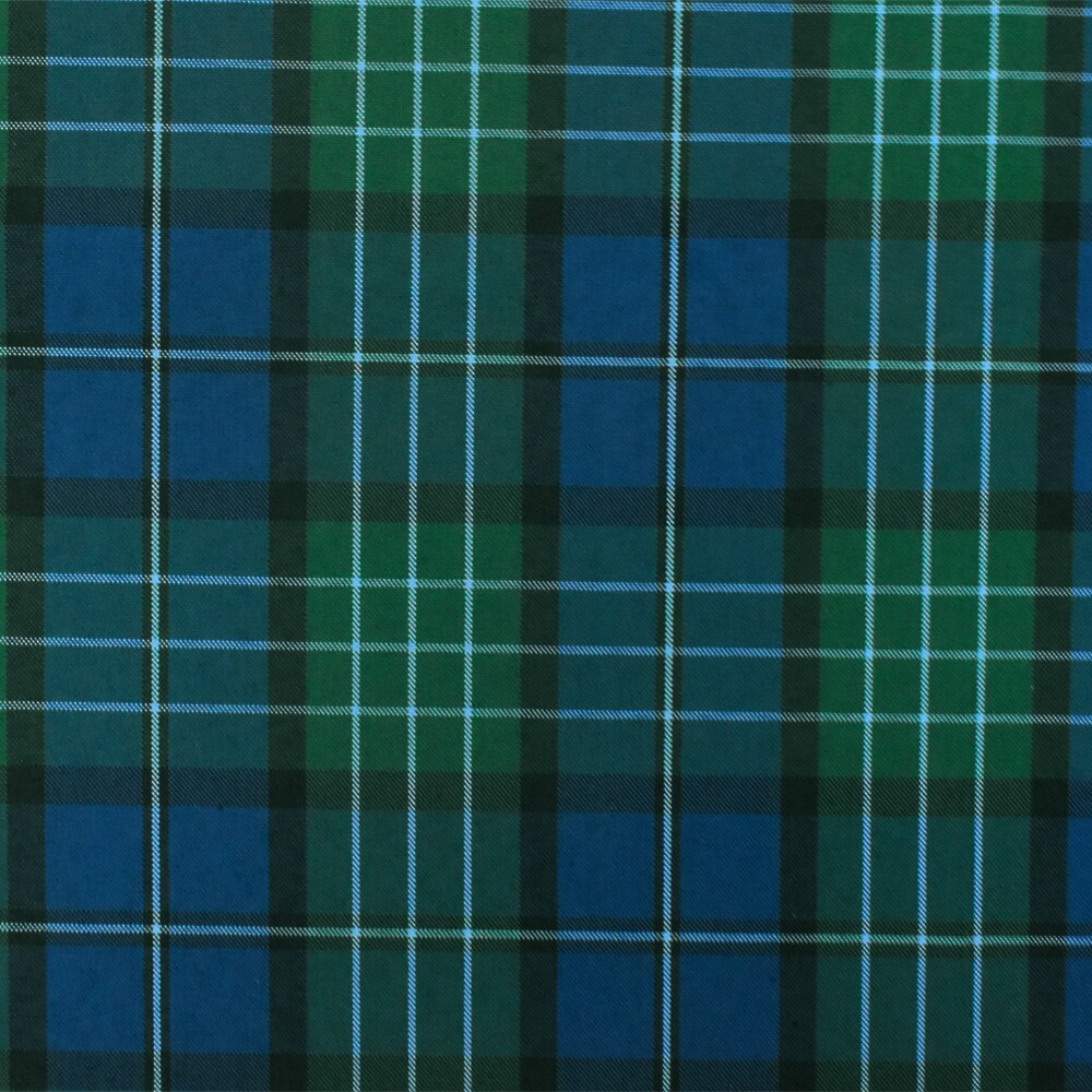 School Teal-Green-Multi Plaid Poly Madras Woven Fabric By the Yard