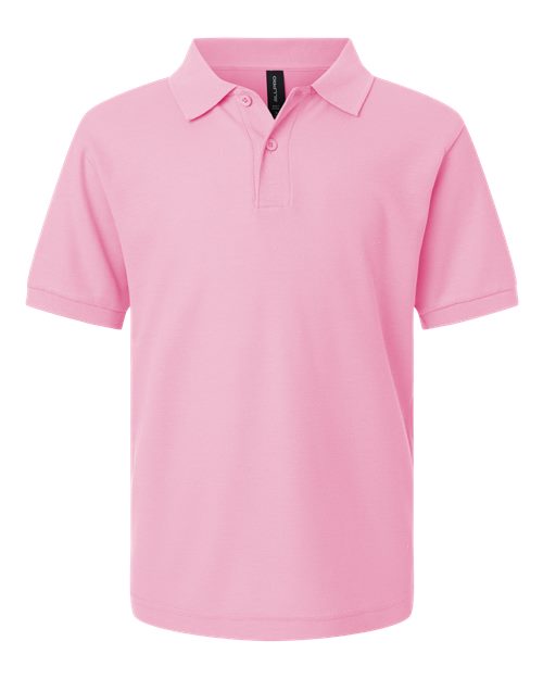 AllPro Youth Pique Polo Shirt 65 35 Polyester Cotton