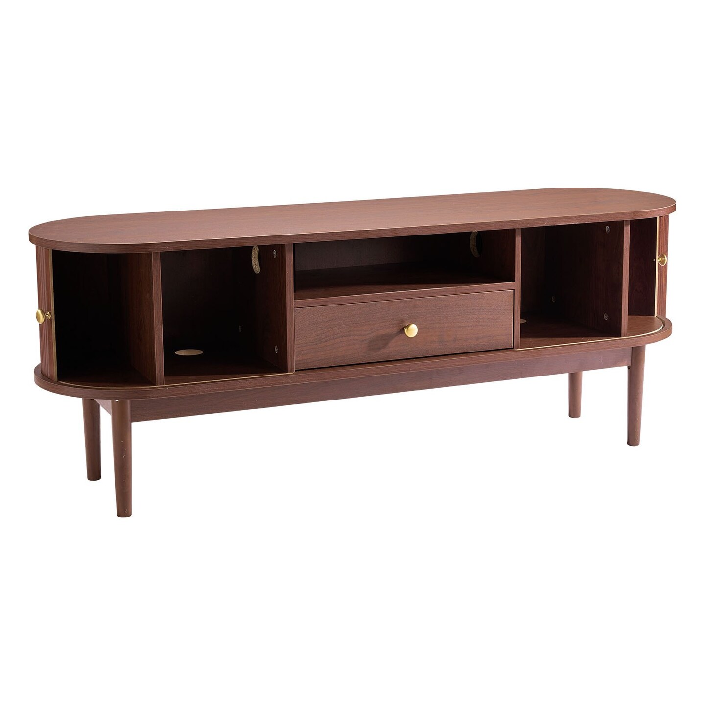 Mid Century Modern Entertainment Center TV Stand up to 58" for Living Room