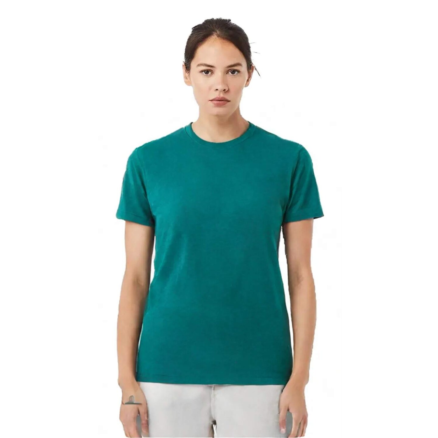 BELLA+CANVAS Men’s Triblend Crewneck Short Sleeve T-Shirt for Summer Wear, Casual Style & Lightweight Everyday Tee