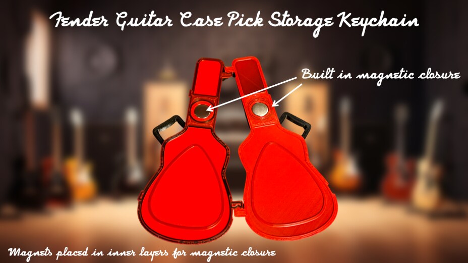 Fender Guitar Amp Pick Holder Storage Rack and Guitar Case Pick