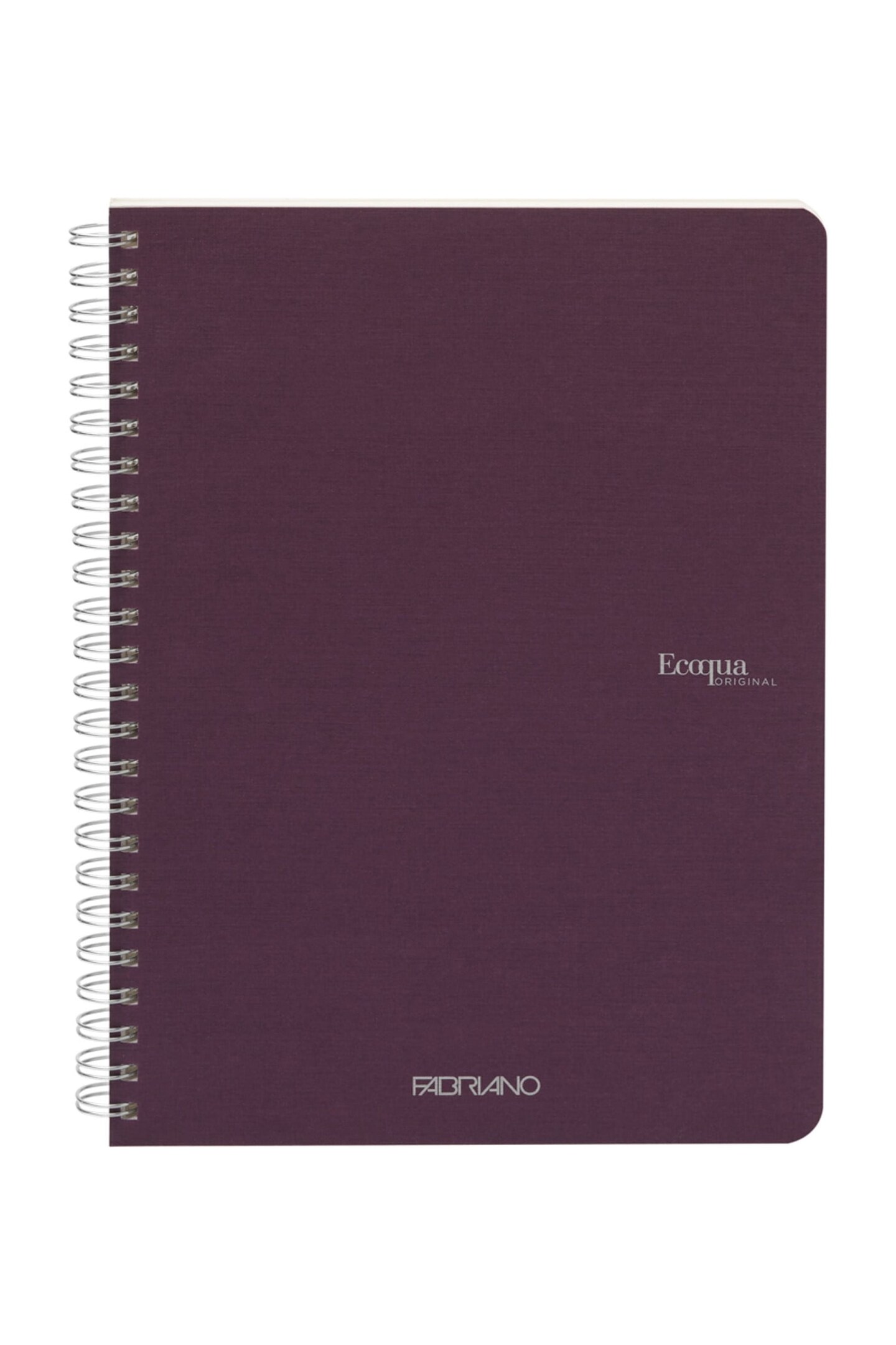 Fabriano Ecoqua Original Spiral-Bound Notebook, A5, 70 Sheets