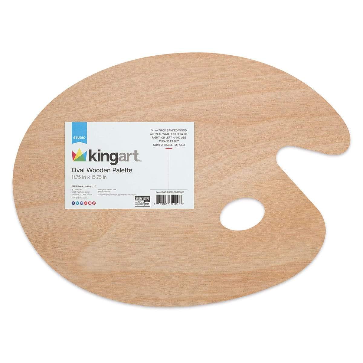 KINGART&#xAE; Wood Palette
