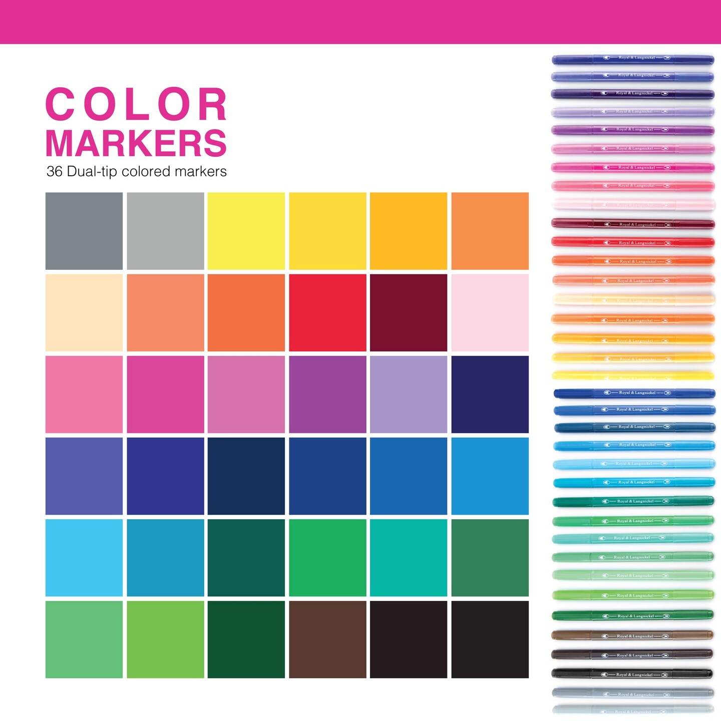 MARK-36 | Essentials&#x2122; 36pc Double-Tipped Color Markers
