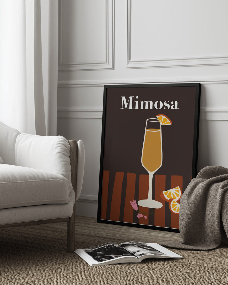 Mimosa - Miho Art Studio 24x36 Black Framed Art | Home or Office Art