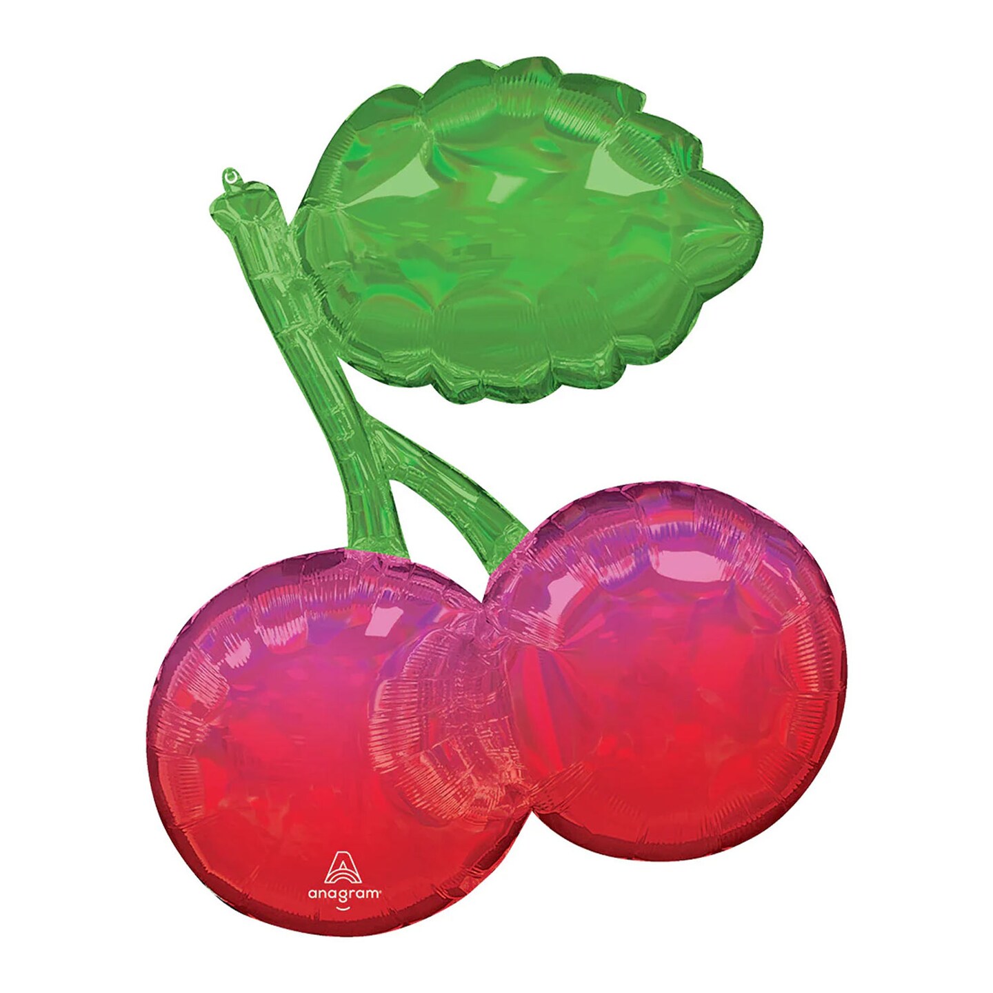 Anagram® 30 Inch Fruity Mix Iridescent Cherries Foil Mylar Balloon
