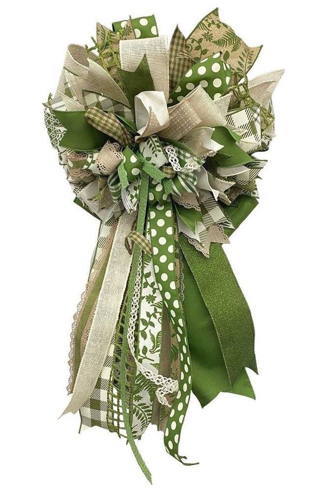2.5&#x22; Diagonal Weave Ribbon: Moss Green (10 Yards)