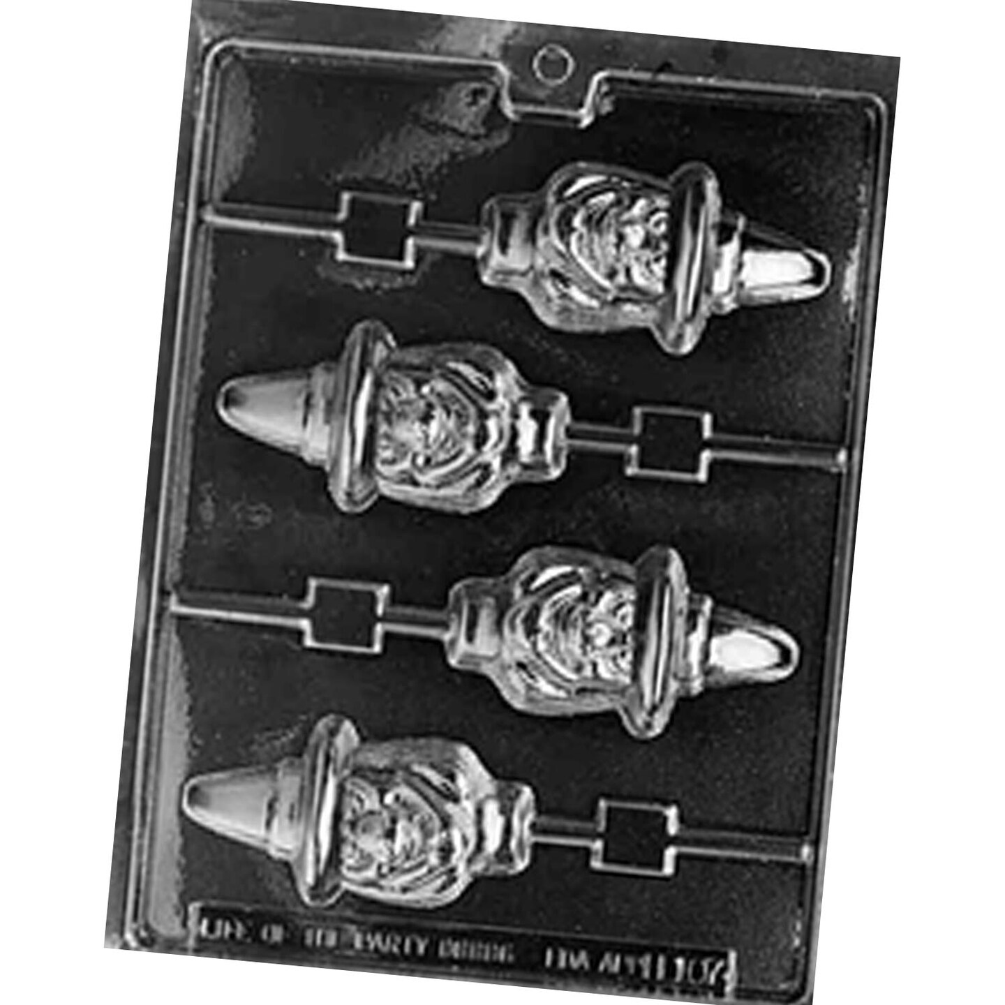 Ugly Witch Lollipop Chocolate Mold for Spooky Halloween Treats
