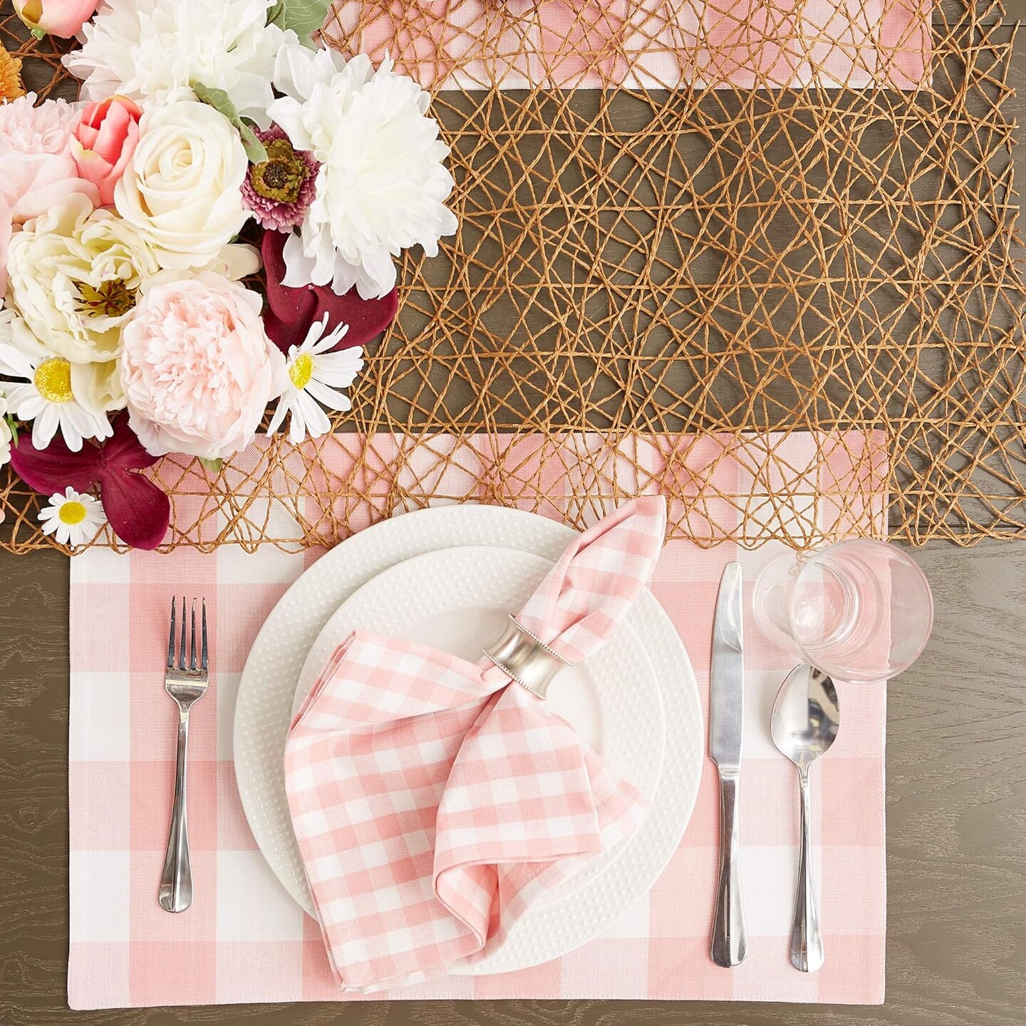 Tabletop Collection, Pink, Placemat Set