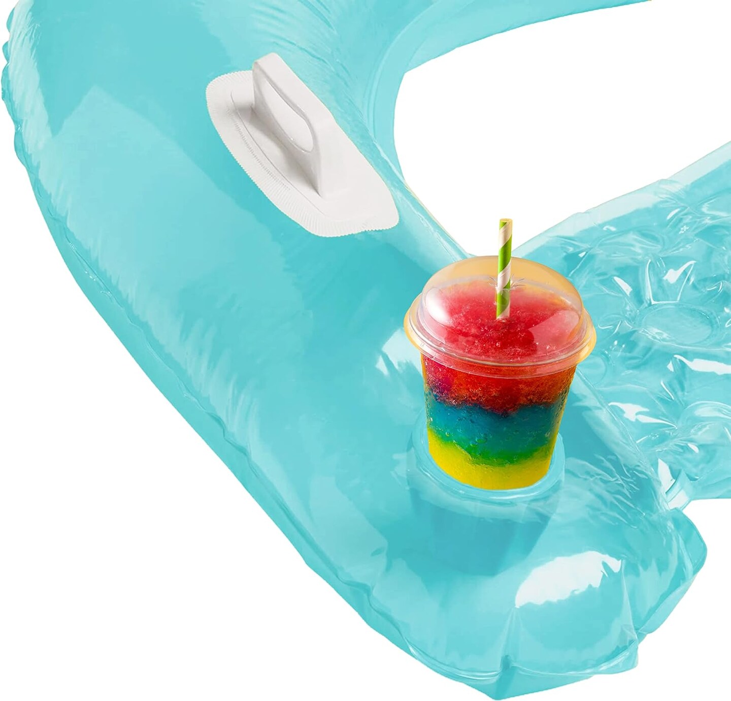 4E&#x2019;s Novelty 2 Pack Inflatable Pool Chair Float - Pool Floats for Adults with Drink &#x26; Phone Holder