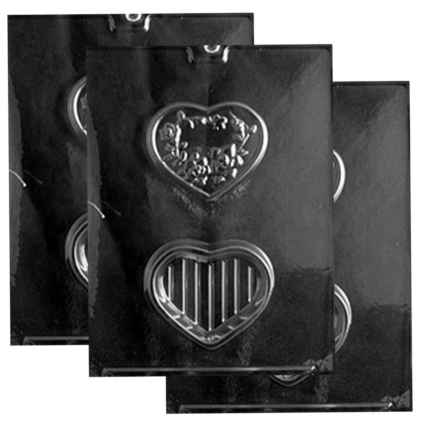 Rose Heart Pour Box Chocolate Mold Create Beautiful Heart-Shaped Chocolate Boxes
