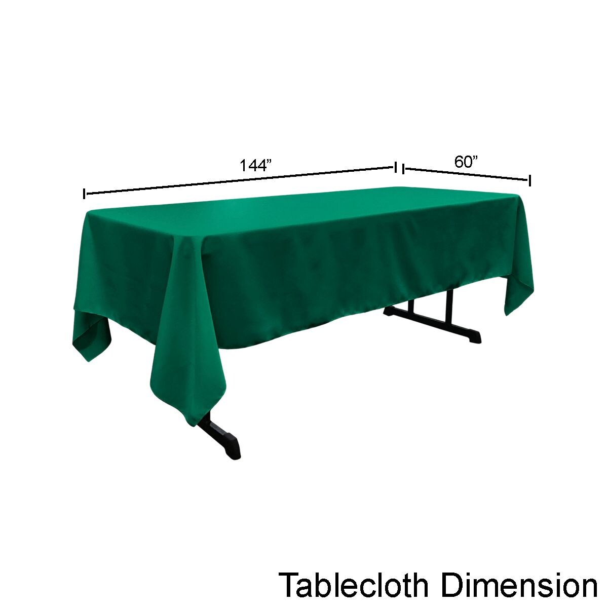 Rectangular Tablecloth Seamless Stain Resistant Wrinkle Resistant Polyester Poplin Color