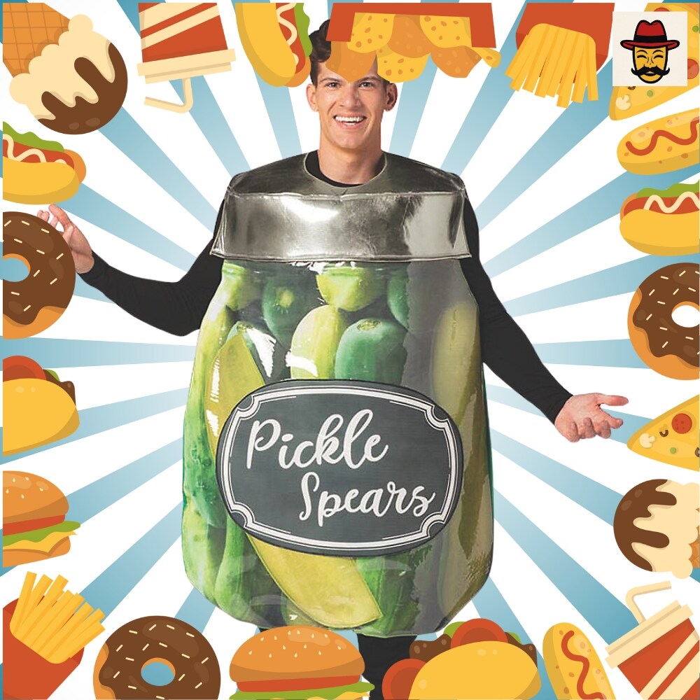 Pickle Jar Costume Funny Tunic Perfect for Halloween Parties