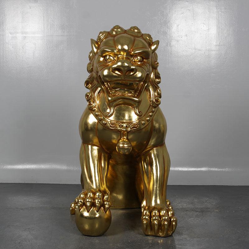 Foo Dog Male Chinese Lion Statue