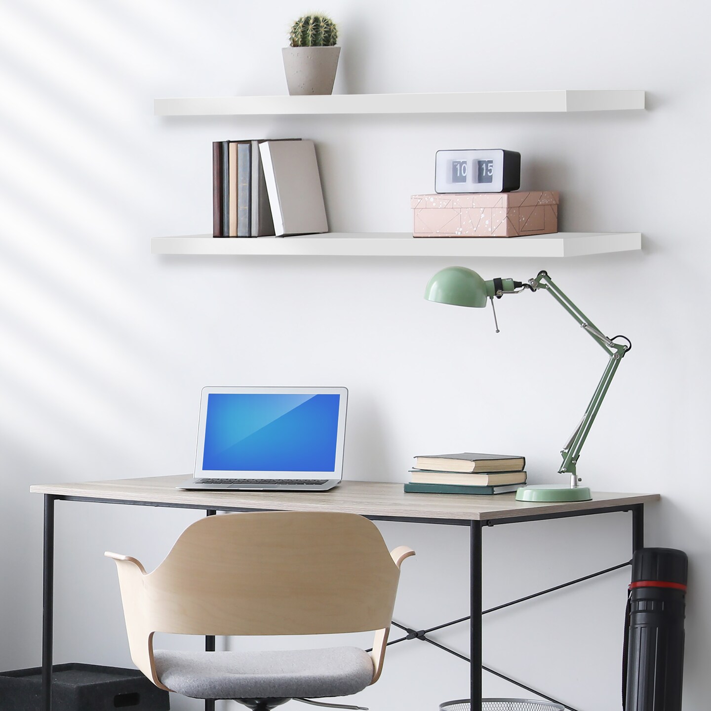 Sorbus 3 Pack Extra Long Floating Shelves for Wall, Large Floating Shelves for Bedroom, Kitchen, Living Room, Bathroom Shelves, Farmhouse Home Decor - 47 x 9.25 Inch Wall Mounted Floating Shelves for Wall