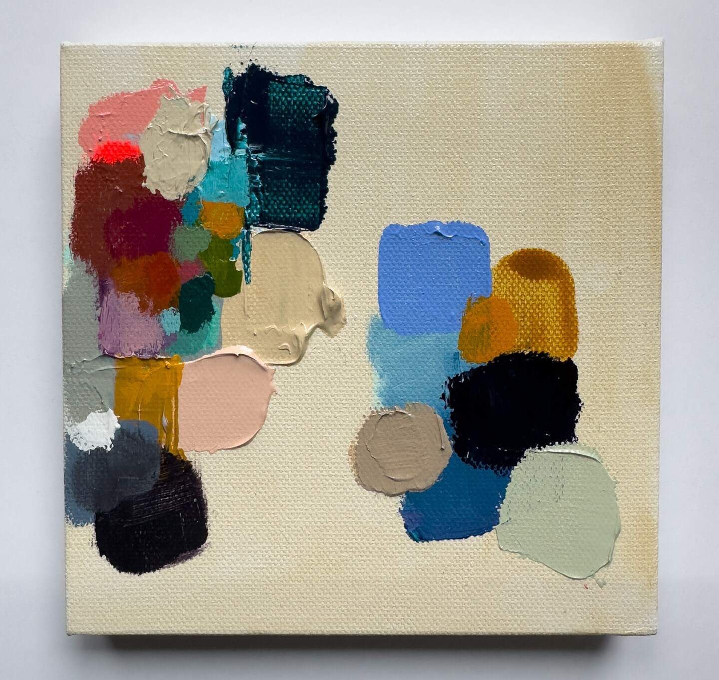 Copy-Small Colorful Abstract 6x6 Canvas 433244714823516160
