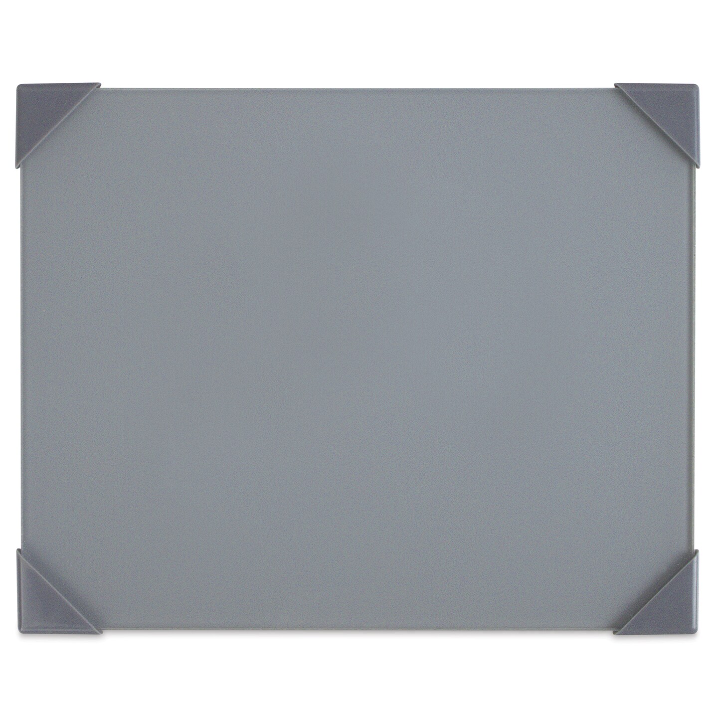 New Wave Posh Glass Tabletop Palette - Gray, 6.75&#x22; x 8.4&#x22;