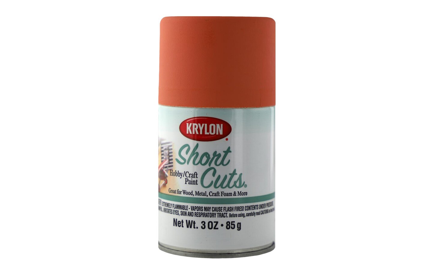 Krylon Shortcuts Aerosol Paint 3oz Matte RipPeach