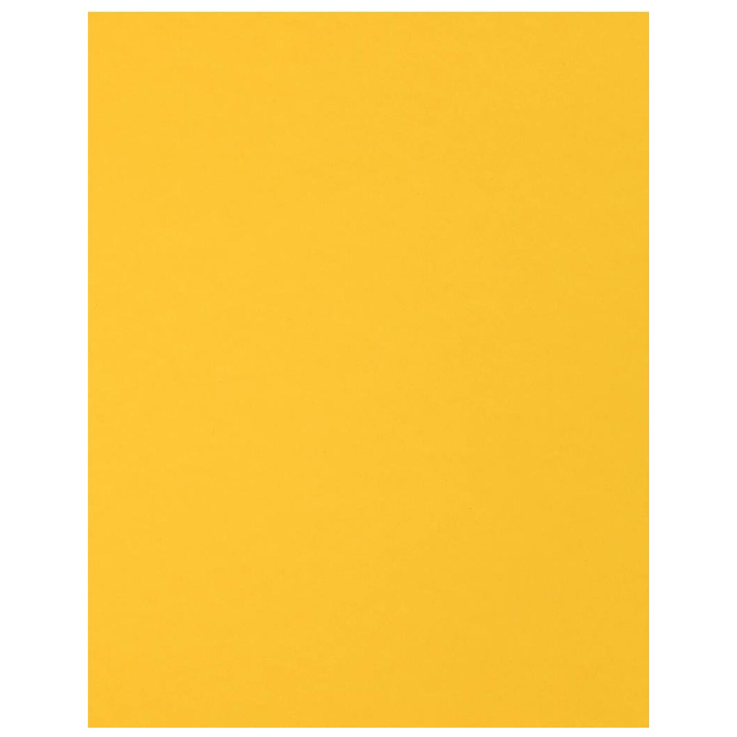 PA Paper Accents Smooth Cardstock 8.5&#x22; x 11&#x22; Canary Yellow, 65lb colored cardstock paper for card making, scrapbooking, printing, quilling and crafts, 250 piece pack