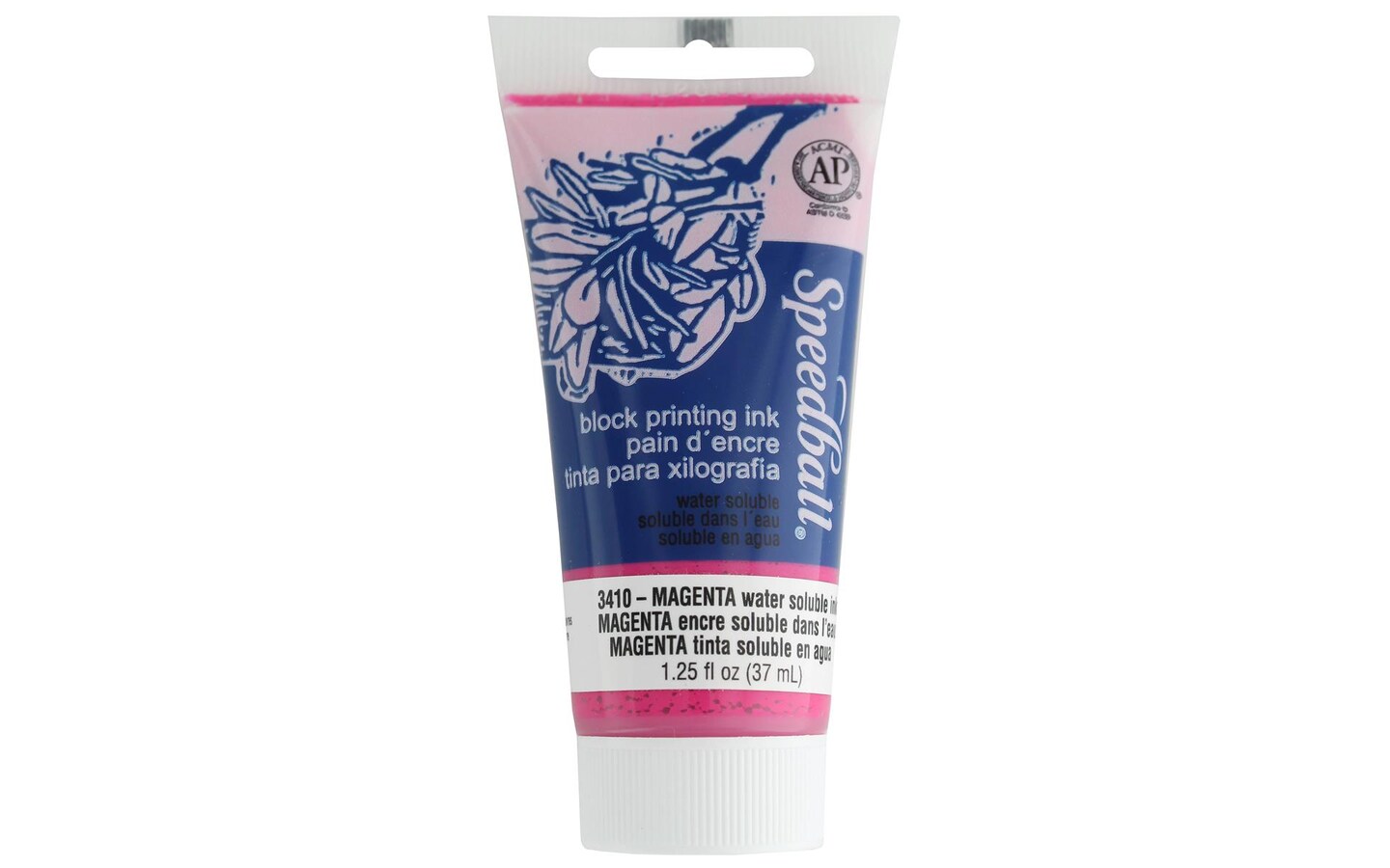 Speedball Water Slbl Block Print Ink 1.25oz Magnta