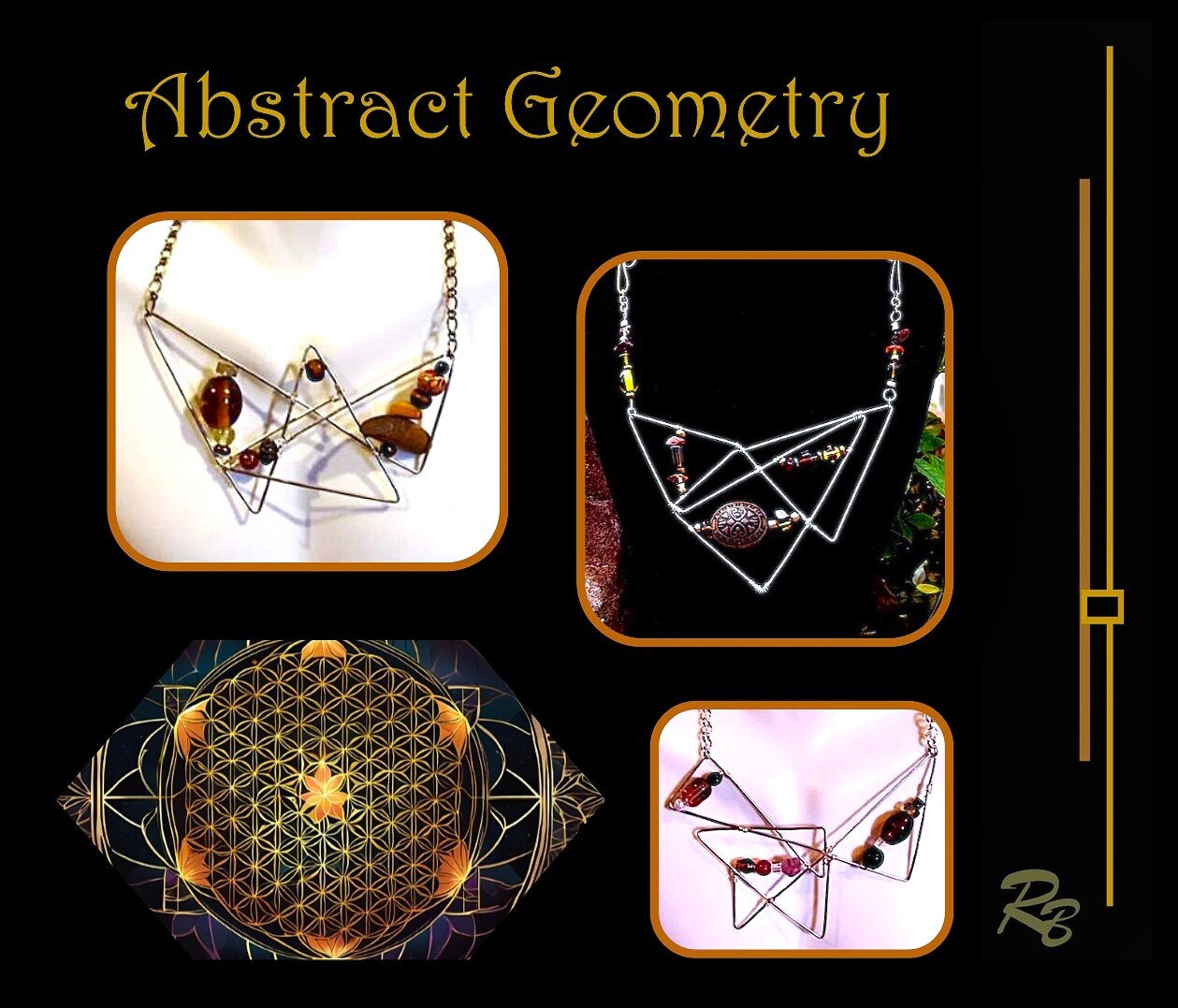 ADVANCED, Wire wrapping, Abstract Necklace Class