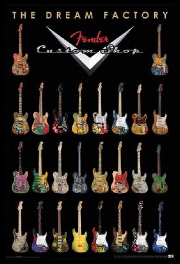 Fender - Dream Factory Poster Print, Color: Multicolor, Size: 22 x