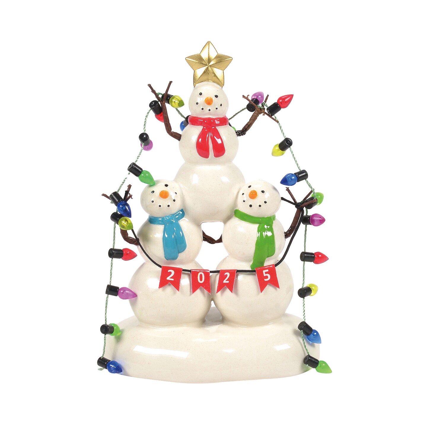 Department 56 Cross Product Village Lucky The Snowman 2025 Christmas Figurine 4.7in H